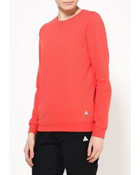 Женский красный свитер с круглым вырезом от Le Coq Sportif