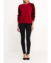 Женский красный свитер с круглым вырезом от Love &amp; Light