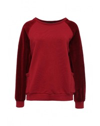 Женский красный свитер с круглым вырезом от Love &amp; Light