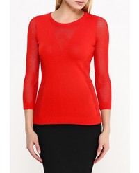 Женский красный свитер с круглым вырезом от MARCIANO GUESS