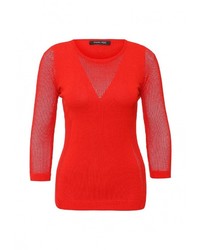 Женский красный свитер с круглым вырезом от MARCIANO GUESS