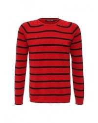 Мужской красный свитер с круглым вырезом от Marciano Guess