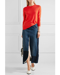 Женский красный свитер с круглым вырезом от Proenza Schouler