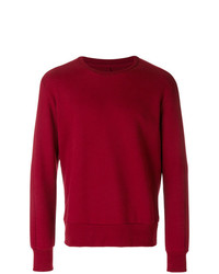 Мужской красный свитер с круглым вырезом от Natural Selection