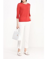 Женский красный свитер с круглым вырезом от Patrizia Pepe