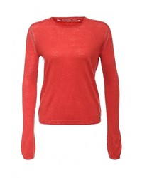 Женский красный свитер с круглым вырезом от Patrizia Pepe