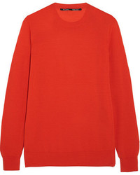 Женский красный свитер с круглым вырезом от Proenza Schouler