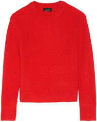 Женский красный свитер с круглым вырезом от Rag and Bone