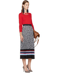 Женский красный свитер с круглым вырезом от Altuzarra