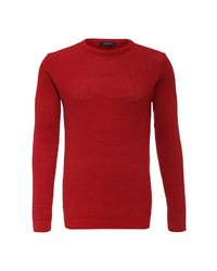 Мужской красный свитер с круглым вырезом от River Island