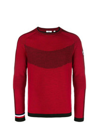 Мужской красный свитер с круглым вырезом от Rossignol
