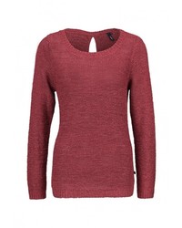 Женский красный свитер с круглым вырезом от s.Oliver Denim