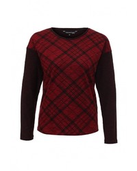 Женский красный свитер с круглым вырезом от Top Secret