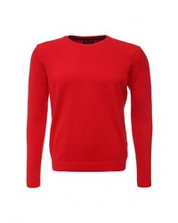 Мужской красный свитер с круглым вырезом от Top Secret