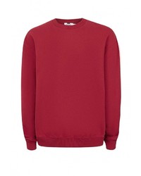 Мужской красный свитер с круглым вырезом от Topman