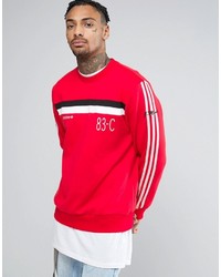 Мужской красный свитер от adidas