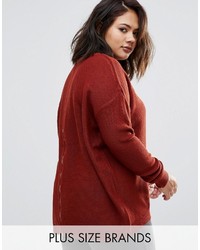 Женский красный свитер от Brave Soul