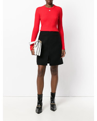 Женский красный свитер от Courreges