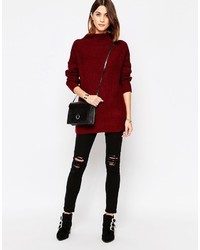 Женский красный свитер от Vila