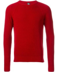 Мужской красный свитер от Eleventy