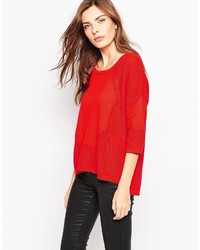 Женский красный свитер от French Connection