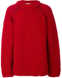 Мужской красный свитер от Marni