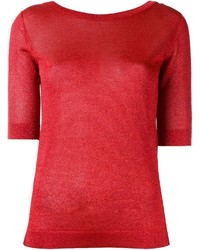 Женский красный свитер от Missoni