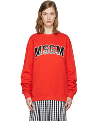 Женский красный свитер от MSGM