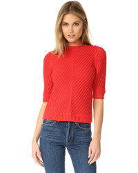Женский красный свитер от Rebecca Taylor