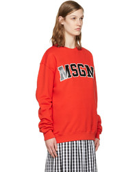 Женский красный свитер от MSGM