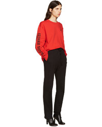 Женский красный свитер от 032c