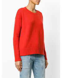 Женский красный свитер от Etro