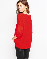 Женский красный свитер от French Connection