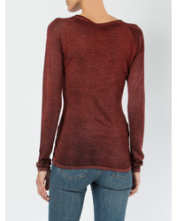 Женский красный свитер от Avant Toi