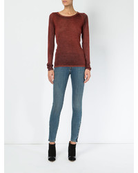 Женский красный свитер от Avant Toi