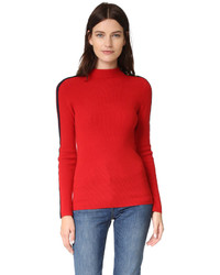 Женский красный свитер от Tory Burch