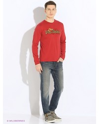 Мужской красный свитер от Von Dutch