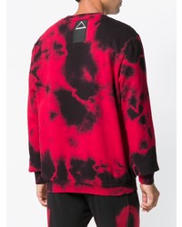 Мужской красный свитшот с принтом от Mauna Kea