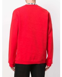 Мужской красный свитшот с принтом от Damir Doma