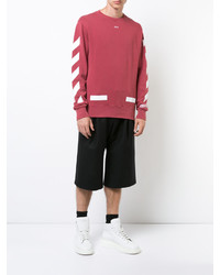Мужской красный свитшот от Off-White
