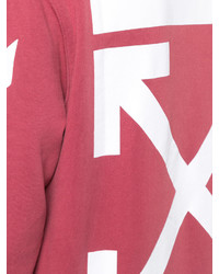 Мужской красный свитшот от Off-White