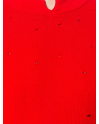 Женский красный свитшот от Helmut Lang