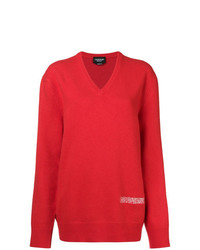 Красный свободный свитер от Calvin Klein 205W39nyc