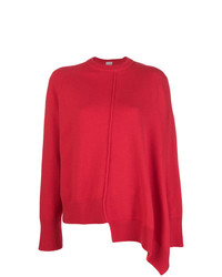 Красный свободный свитер от MRZ