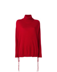 Красный свободный свитер от P.A.R.O.S.H.