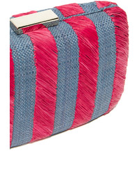 Красный соломенный клатч от Kayu