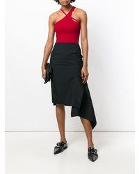 Красный топ без рукавов от Haider Ackermann