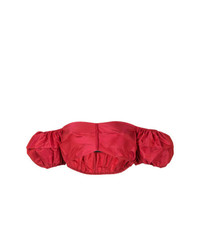Красный топ с открытыми плечами от Bevza