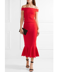 Красный укороченный топ от JONATHAN SIMKHAI