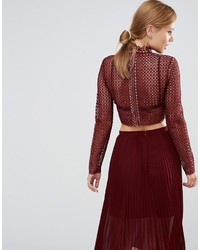 Красный укороченный топ от Keepsake